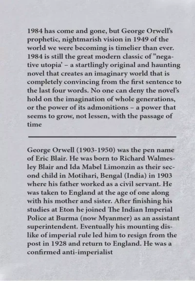 Orwell 1984.