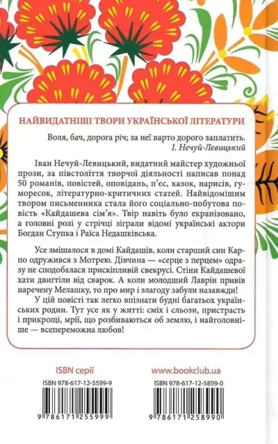 Нечуй-Левицький Кайдашева Сім’я 2